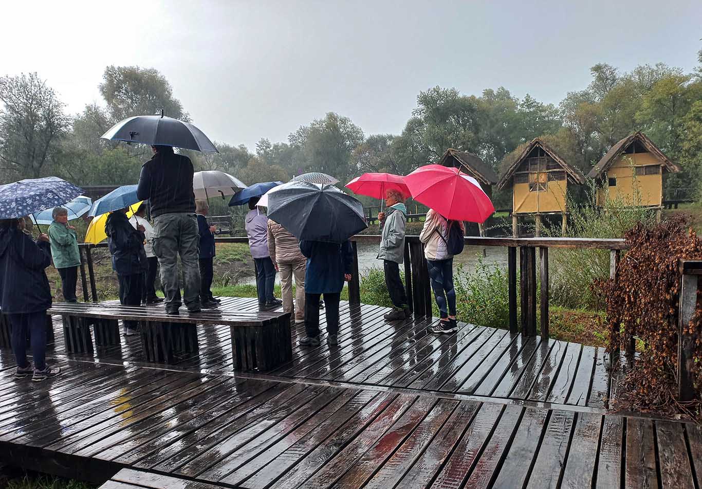 Mi smo imeli dežnike, koliščarji jih niso poznali.
